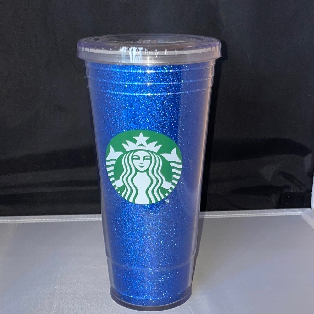 Starbucks Blue Glitter Tumbler (IB-12)